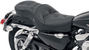 Drag Specialties Low-Profile Touring Seat Pillow (Vinyl) For 2004-2020 XL Models With 17 Liter Tank (4.5 US GAL.) (0804-0261)