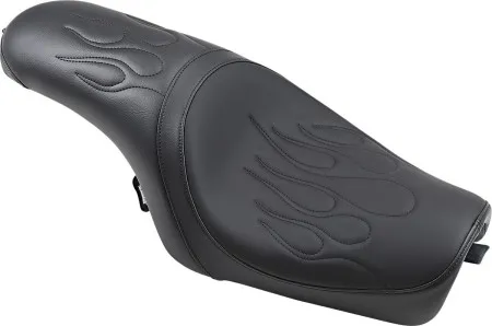Drag Specialties Predator Seat (Black Flame Stitch) For All 2004-2020 XL (0804-0399)