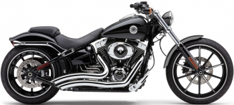 Cobra Speedster Short Swept Exhaust In Chrome For Harley Davidson 2013-2017 Softail Breakout FXSB/FXSE Motorcycles (6226)