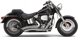 Cobra Speedster Short Swept Exhaust In Chrome For Harley Davidson 2012-2017 Softail Motorcycles (6225)