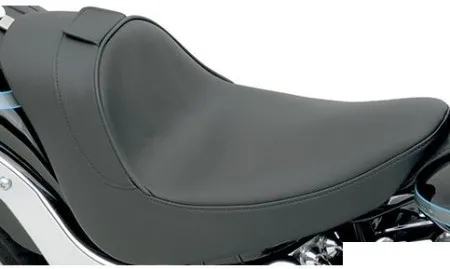 Drag Specialties Solo Seat (Smooth) With Optional Backrest For 06-10 FXST, 07-17 FLSTF, 08-11 FLSTSB Models (0802-0626)