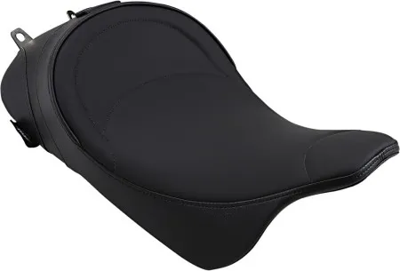 Drag Specialties Solo Seat (Mild Stitch) With Optional Backrest And Pillion For 2008-2023 FLHT, FLHR, FLTR, FLHX MODELS (0801-0886)