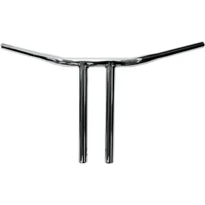 Drag Specialties 12 Inch T-Bar 32mm (1-1/4 inch) Buffalo Bars in Chrome Finish (0601-2748)