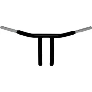 Wild 1 Pullback Drag Bars With 20.5cm (8 Inch) Rise In Black Finish For 1982-2020 Harley Davidson Models (excl. 88-11 Springers) (WO501B)