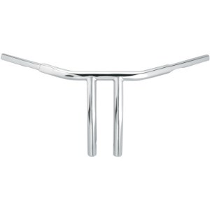 Wild 1 Pullback Drag Bars With 25.5cm (10 Inch) Rise In Chrome Finish For 1982-2020 Harley Davidson Models (excl. 88-11 Springers) (WO507)