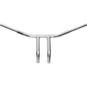 Wild 1 Low-Profile Pullback Drag Bars With 10cm (4 Inch) Rise In Chrome Finish For 1982-2020 Harley Davidson Models (excl. 88-11 Springers) (WO560)