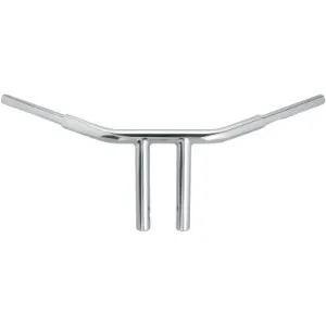 Wild 1 Psycho Chubby 20.5cm (8 Inch) Chopper T-Bar Bars In Chrome Finish For 1982-2020 Harley Davidson Models (excl. 88-11 Springers) (WO562)