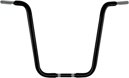 Wild 1 Psycho Chubby 45.5cm (18 Inch) Ape Hanger Bars In Black Finish For 1982-2020 Harley Davidson Models (excl. 88-11 Springers) (WO570B)