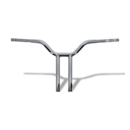 Wild 1 Psycho Street Fighter Bars With 35.5cm (14 Inch) Rise In Chrome Finish For 1982-2020 Harley Davidson Models (excl. 88-11 Springers) (WO558)