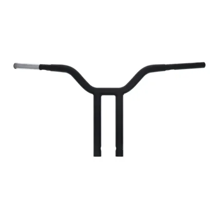 Wild 1 Psycho Street Fighter Bars With 35.5cm (14 Inch) Rise In Black Finish For 1982-2020 Harley Davidson Models (excl. 88-11 Springers) (WO558B)