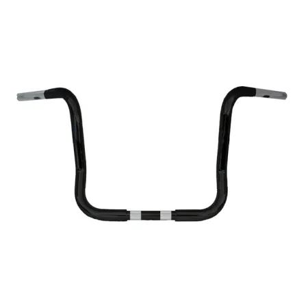Wild 1 35.5cm (14 Inch) Ape Hanger Bars In Black Finish For 1989-2024 Electra Glide & 2008-2023 Street Glide With Batwing Fairing (WO576B)