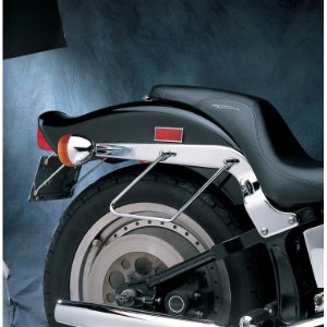 Universal Motorcycle Saddle bag Support Bar Mount Bracket For Kawasaki Honda Yamaha Suzuki Harley 95mm 