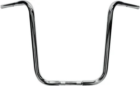 Drag Specialties 18 Inch Ape Hanger 32mm (1-1/4 inch) Buffalo Handlebars in Chrome Finish For 2008-2024 Road King & 2008-2013 Road Glide Models (0601-2737)