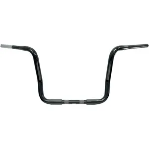 Drag Specialties 17 Inch Ape Hanger 32mm (1-1/4 inch) Buffalo Handlebars in Black Finish 2008-2024 Electra Glide & 2008-2023 Street Glide With Batwing Fairing (0601-2747)