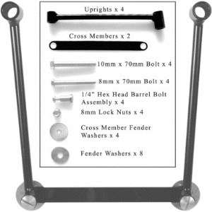 Willie & Max Universal Saddlebag Mounting Kit For Universal Fitment (3501-0056)