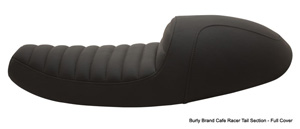 Burly Brand Cafe Tail Section Seat For Harley Davidson 2007-2009 Sportster Motorcycles - Full Cover (ARM563335)