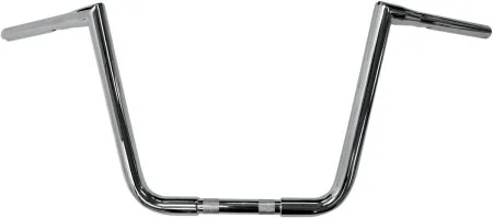 LA Choppers 13 Inch Rise 32mm (1-1/4 inch) Big Twin Peaks Handlebars in Chrome Finish (0601-2690)