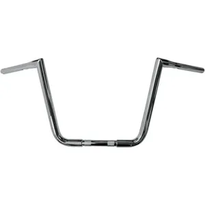LA Choppers 13 Inch Rise 32mm (1-1/4 inch) Big Twin Peaks Handlebars in Chrome Finish (0601-2690)