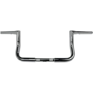 LA Choppers 8 Inch Bagger 32mm (1-1/4 inch) Twin Peaks Touring Handlebars in Chrome Finish (LA-7361-08)