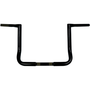 LA Choppers 12 Inch Bagger 32mm (1-1/4 inch) Twin Peaks Touring Handlebars in Black Finish (LA-7361-12B)