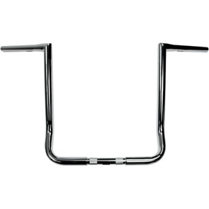 LA Choppers 16 Inch Bagger 32mm (1-1/4 inch) Twin Peaks Touring Handlebars in Chrome Finish (LA-7361-16)