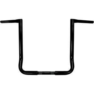 LA Choppers 16 Inch Bagger 32mm (1-1/4 inch) Twin Peaks Touring Handlebars in Black Finish (LA-7361-16B)