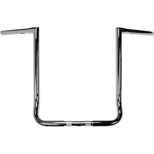 LA Choppers 18 Inch Bagger 32mm (1-1/4 inch) Twin Peaks Touring Handlebars in Chrome Finish (LA-7361-18)