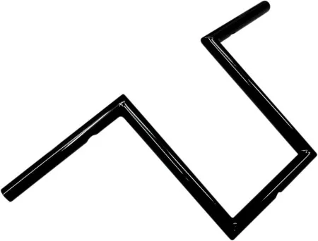 LA Choppers 10 Inch Narrow Z 25.4mm (1 inch) Old School Handlebars in Black Finish  1982-2022 Harley Davidson Models (Excl. All E-Throttle) (0601-2057)