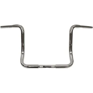 LA Choppers 12 Inch Ape Hanger 32mm (1-1/4inch) in Chrome Finish For 1982-2024 Electra Glide & 2008-2023 Street Glide With Batwing Fairing (0601-2661)