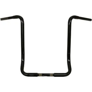 LA Choppers 18 Inch Ape Hanger 32mm (1-1/4inch) in Black Finish 1982-2024 Electra Glide & 2008-2023 Street Glide With Batwing Fairing (LA-7321-18B)