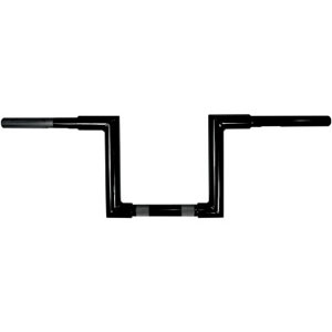 LA Choppers 8 Inch Narrow Z 32mm (1-1/4inch) Old School Handlebars in Black Finish (0601-2298)