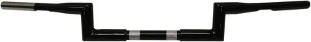 LA Choppers Shorty H 32mm (1-1/4inch) Z-Bar Style Handlebars in Black Finish (0601-2658)