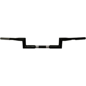 LA Choppers Shorty H 32mm (1-1/4inch) Z-Bar Style Handlebars in Black Finish (0601-2658)