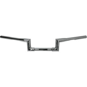 LA Choppers 32mm (1-1/4inch) Zipper Handlebars in Chrome Finish (LA-7307-01)