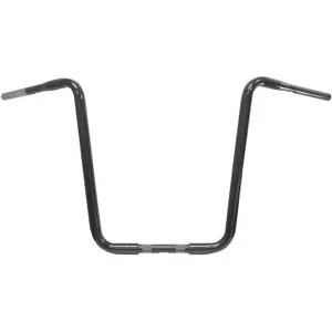 LA Choppers 18 Inch Ape Hanger 32mm (1-1/4inch) in Black Finish 1982-2024 Harley Davidson Including E-Throttle Models (LA-7310-18B)