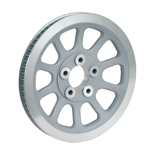Doss OEM Style Wheel Pulley Silver, 66 Tooth, 20mm Belt For 2007-2011 Twin Cam Models (ARM972025)