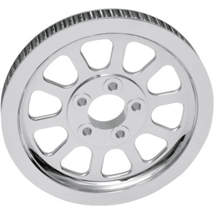 Drag Specialties Rear 10 Spoke, 66 Tooth, 1 Inch Pulley For 07-13 FLSTC, 11-13 FXS Models (191312)