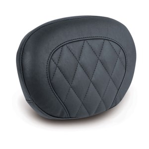 Mustang Vintage Black Diamond Stitch Sissypad For 94-15 FLHR; 97-15 FLHT; 97-13 FLTR; 06-15 FLHX; 97-05 SE (76818)