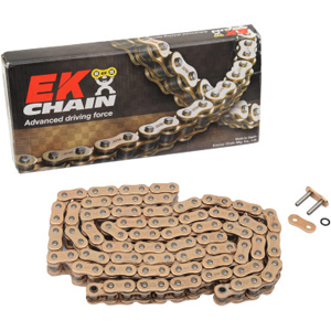 EK Chains Gold 120 Link 520ZVX3 X-Ring Chain (1223-0676)