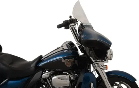 Klock Werks Flare Windshield Clear Finish 29cm (11.5 Inches) For 2014-2023 Street Glide & 2014-2025 Tri Glide Models (KWW-01-0206-2014)