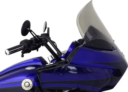 Klock Werks 14 Inch Flare Bagger Windshield in Tinted Finish For 1999-2013 FLTR, FLTRX Models (KWW-01-0256)