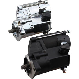 Drag Specialties 1.7KW Starter in Black Finish For 1990-2006 Harley Davidson Big Twin Motorcycles (Except 2006 Dyna) (80-1003)