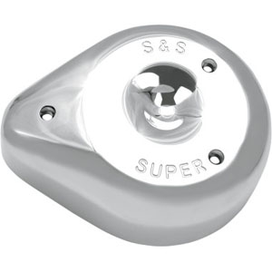 S&S Air Cleaner In Chrome For 1992-1999 Big Twin & 1991-2003 XL Models with S&S E/G Carbs (17-0404)
