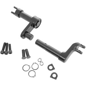 Drag Specialties 2 Inch Extended Forward Control Conversion Kit In Black For Harley Davidson 2011-2022 XL1200C/X/XS/V Sportster Models (1622-0477)