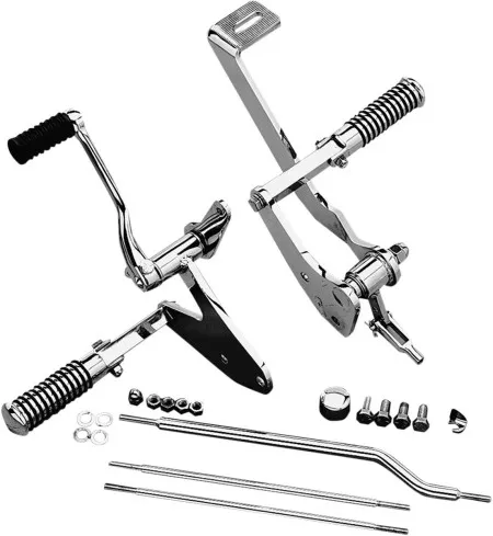 Drag Specialties Forward Control Kit With Pegs In Chrome For 1984-1994 FXR Models (056042-BX21)