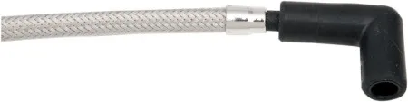 Magnum Braided Spark Plug Wires In Polished Stainless For 2008-2011 Softail Motorcycles (2104-0170)