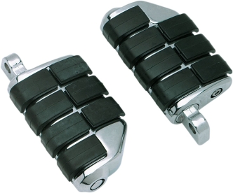Kuryakyn Dually ISO-Pegs With Adapters In Chrome Finish (8028)