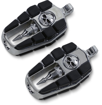Kuryakyn Zombie Pegs With Male Mount Adapters In Chrome Finish (4470)