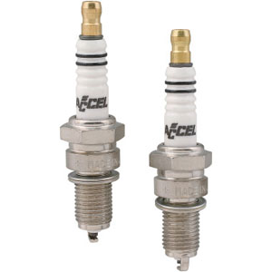 Accel Cyclelite Platinum Spark Plugs For 1999-2017 Twin Cam And 1986-2023 XL Models (Y2418P)