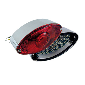 Doss LED Cateye Taillight Non EC Lens, Red Lens With Clear LEDs (ARM212009)